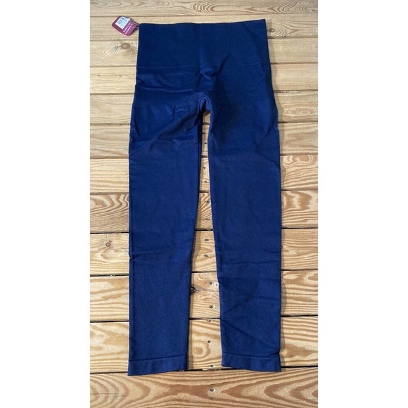 NEW Anti X Seamless Compression Leggings Size Large Women’s Navy - Picture 2 of 10